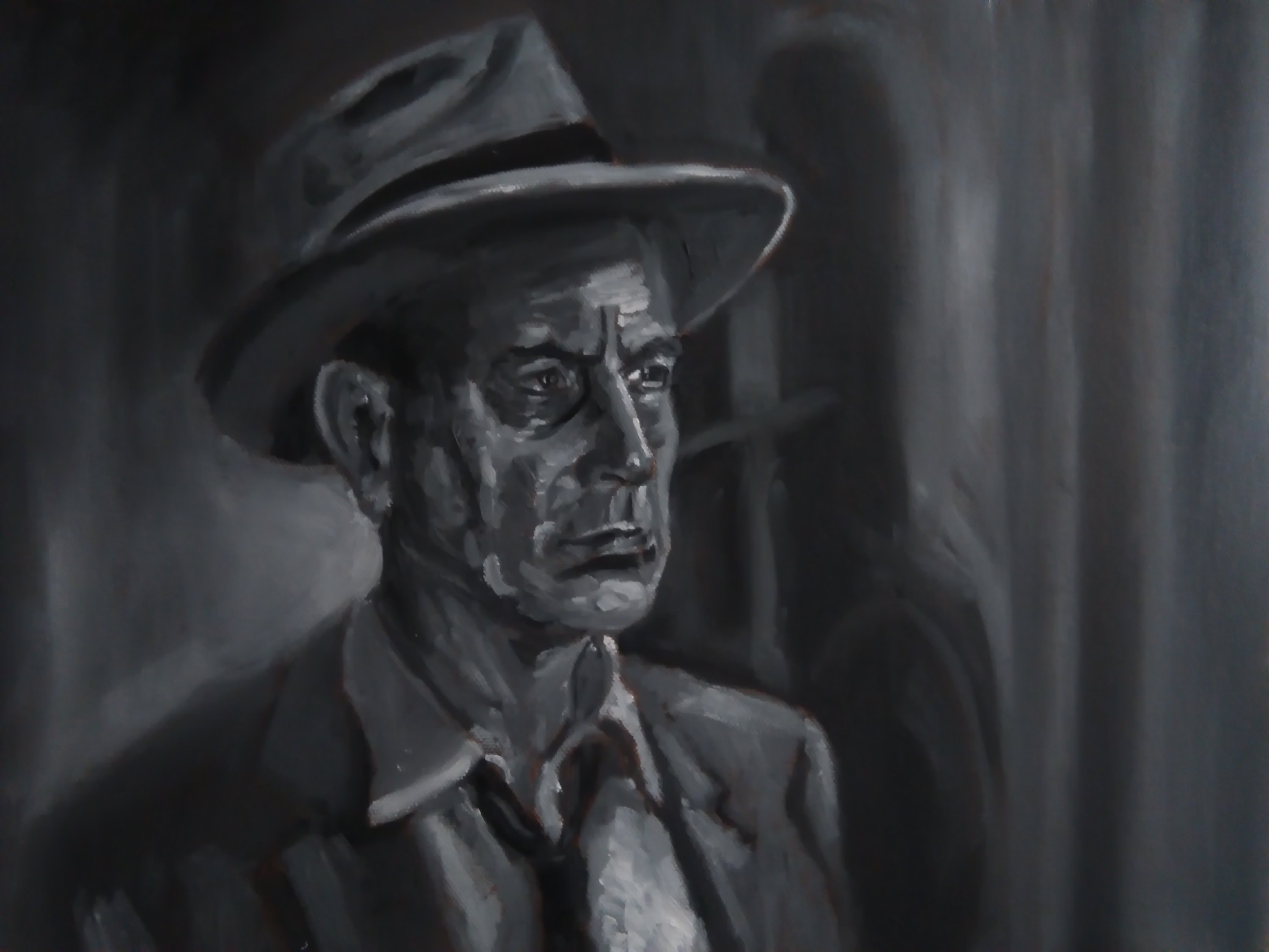 3000x2250 Film Noir - Film Noir Painting