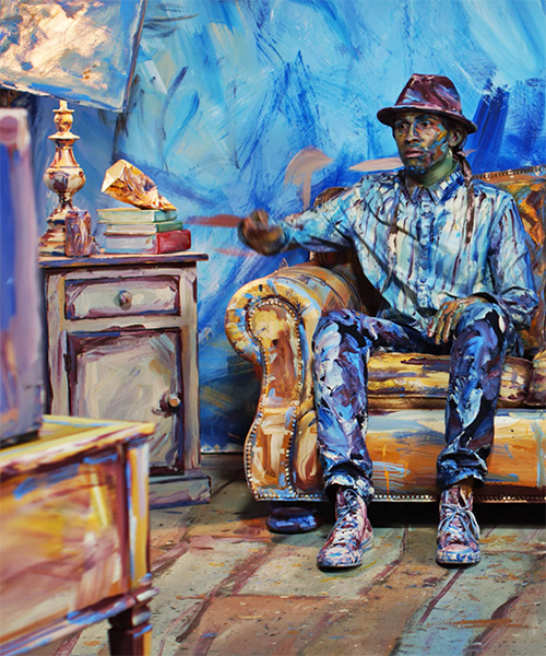 500x600 Hypnotic, Perspective Bending Body Art Film Brings Painted - Film Painting