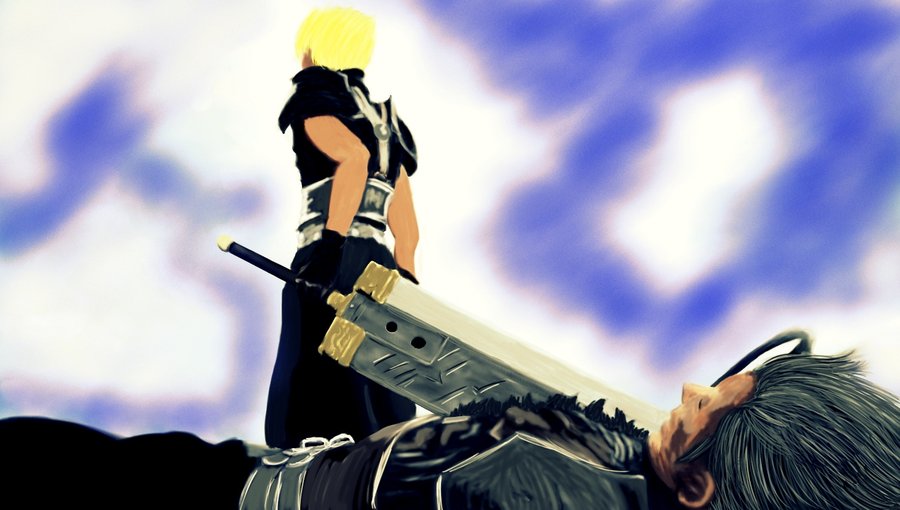 900x510 Final Fantasy Vii Speed Painting By Hachirota - Final Fantasy 7 Painting