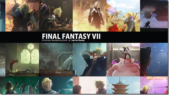 564x319 Illustrator Releases Final Fantasy Vii Speed Painting Collection - Final Fantasy 7 Painting