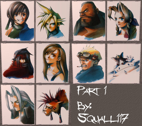 454x403 Mod The Sims - Final Fantasy 7 Painting