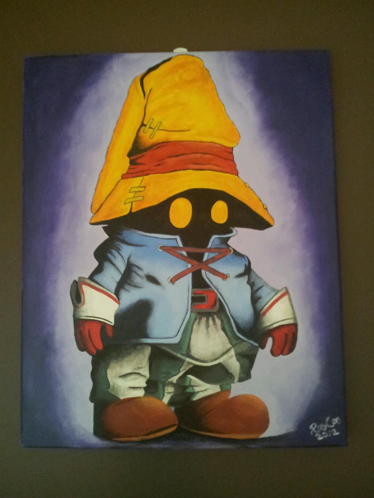 1224x1632 My Girlfriend Surprised Me With This Painting For My Birthday - Final Fantasy Painting