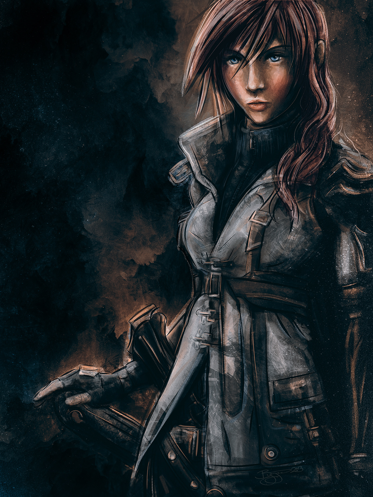 1200x1600 Barrett Biggers - Final Fantasy Painting