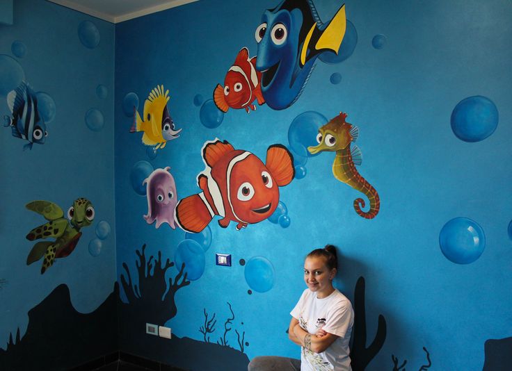 736x534 The 19 Best Commissioned Artworks Images On Art Pieces - Finding Nemo Painting
