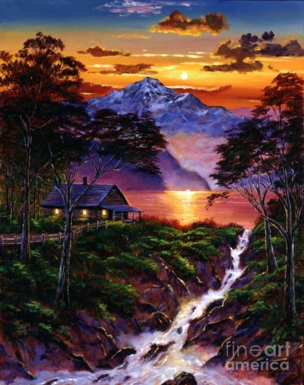 600x758 42 Simple Acrylic Canvas Painting Ideas For Beginners - Fine Art Painting Ideas