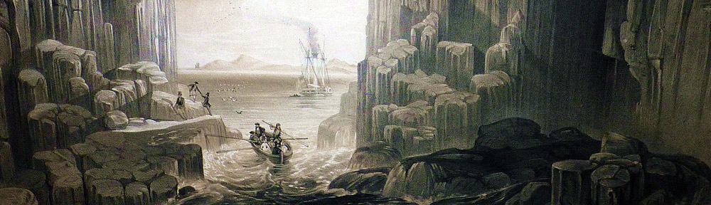 1000x288 William Shannon Fine Art - Fingals Cave Painting