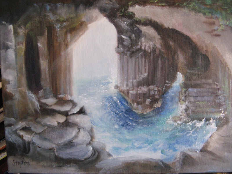 800x600 Fingal's Cave - Fingals Cave Painting