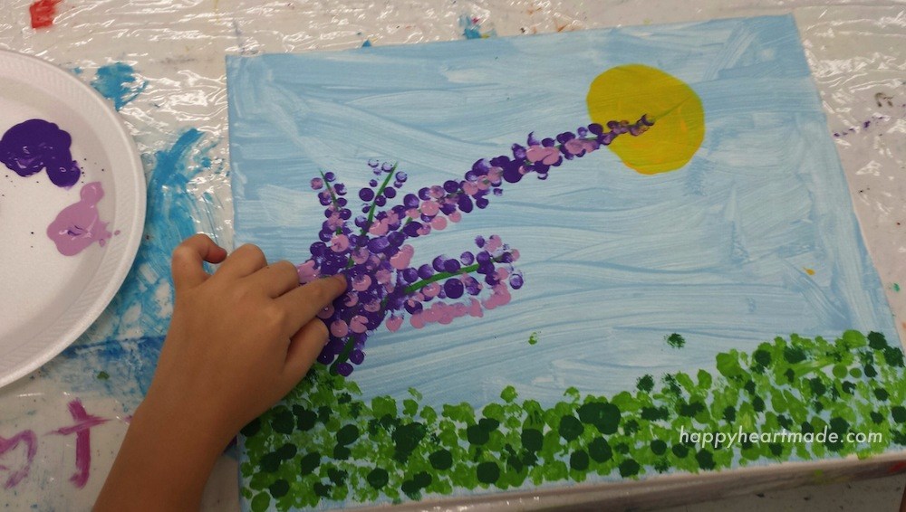 1000x566 Finger Painting Flower Love The Mummy Toolbox - Finger Painting