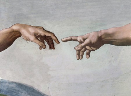 450x333 Why The Creation Of Adam Is The Most Perfect Religious Painting - Finger Touching Finger Painting
