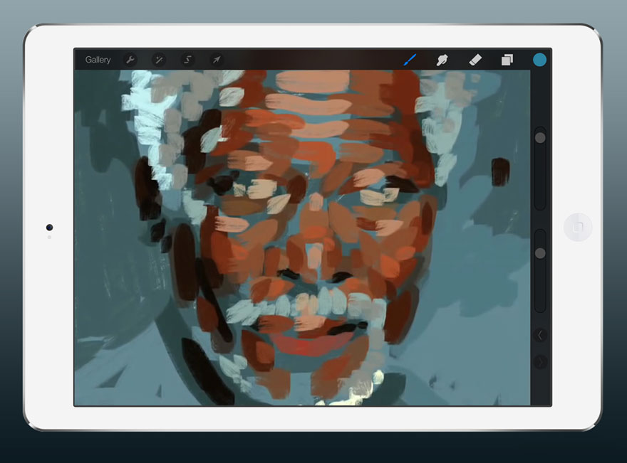 880x651 This Picture Of Morgan Freeman Is The Most Realistic Finger - Fingers Almost Touching Painting