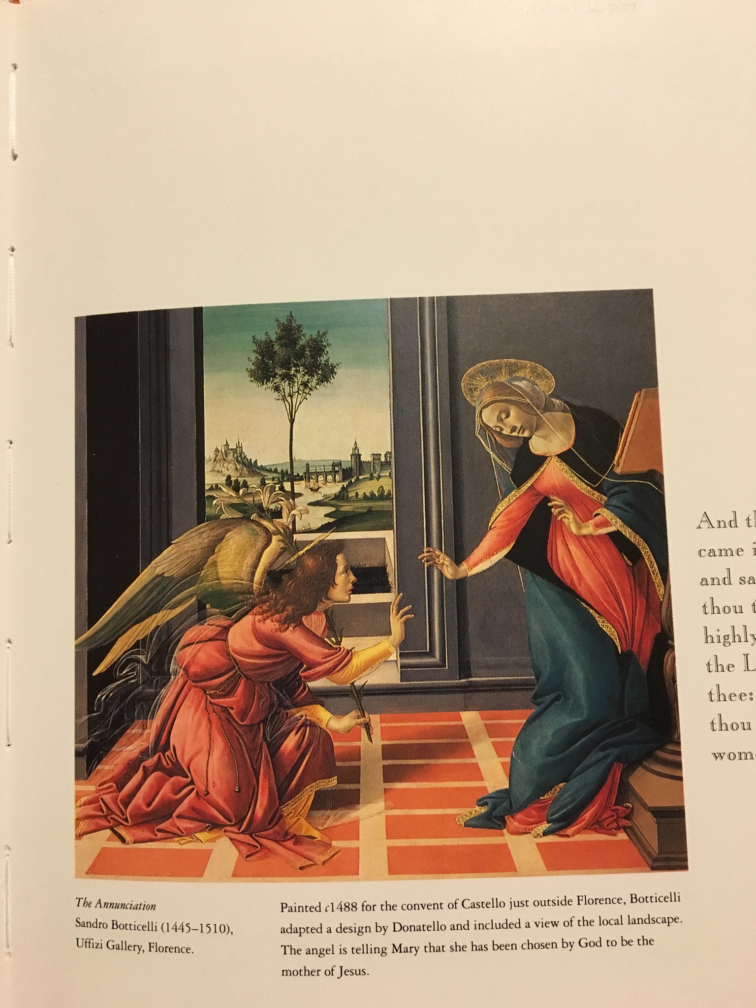 1536x2048 Advent Annunciation To Mary Nk Moments - Fingers Almost Touching Painting