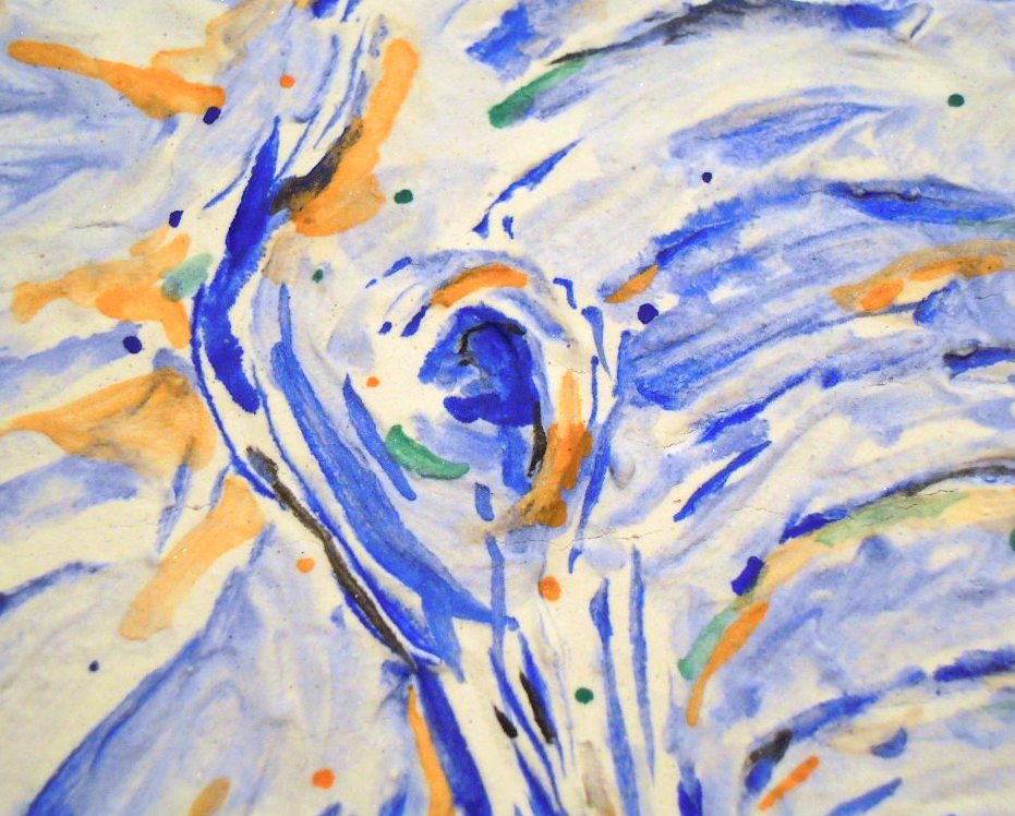 931x748 An Elephant A Day Elephant No. 283 Fresco - Fingers Almost Touching Painting