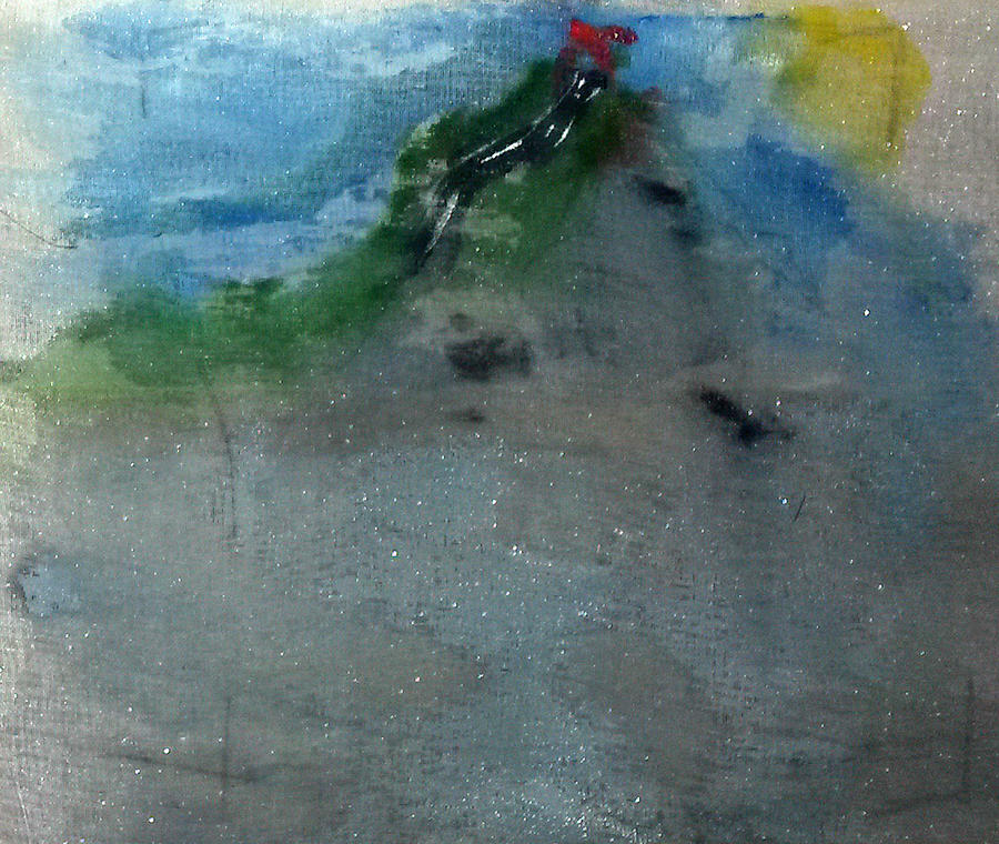 900x760 Finish Line Painting By Tk Harris - Finish Line Painting