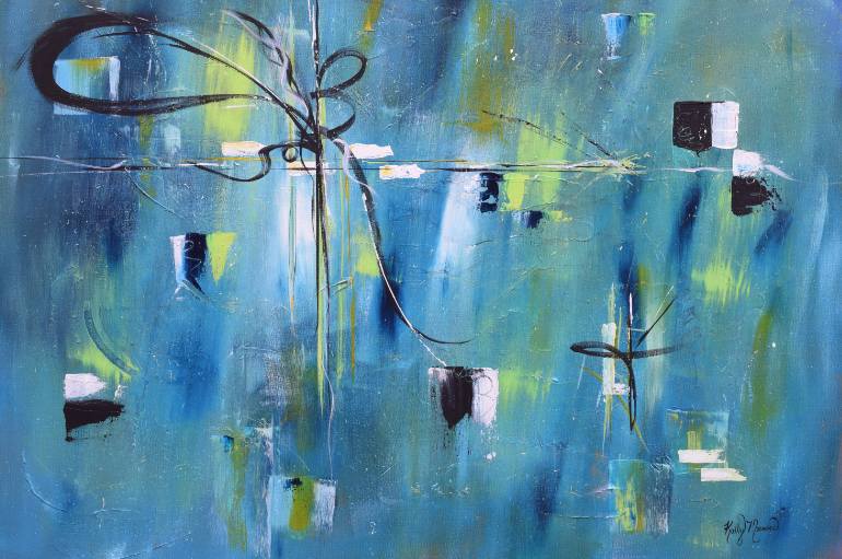 770x511 Saatchi Art Finish Line Painting By Kathy Morawiec - Finish Line Painting