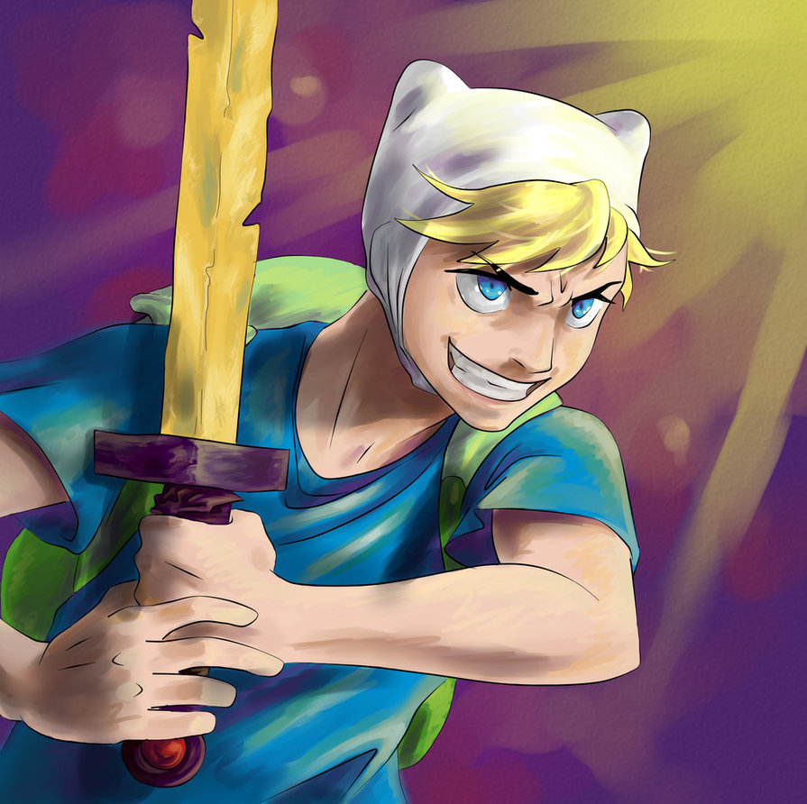 895x892 Finn The Human Art Trade By Blackhime - Finn Painting