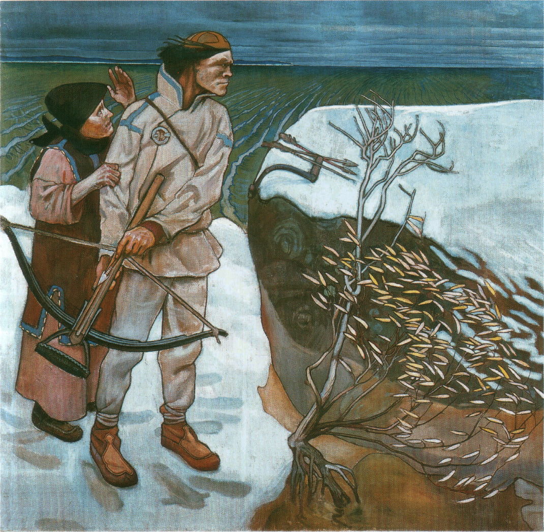 1070x1045 The Story In Paintings Kalevala, Finland's Epic 2 The Eclectic - Finnish Painting