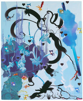 329x400 Fiona Rae - Fiona Painting