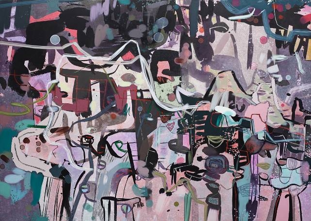 641x456 Painter Painter Dan Perfect And Fiona Rae Abstract Critical - Fiona Painting