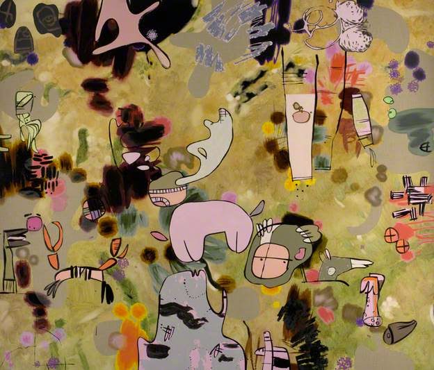 624x533 Maglinty Painter, Painter Dan Perfect, Fiona Rae - Fiona Painting