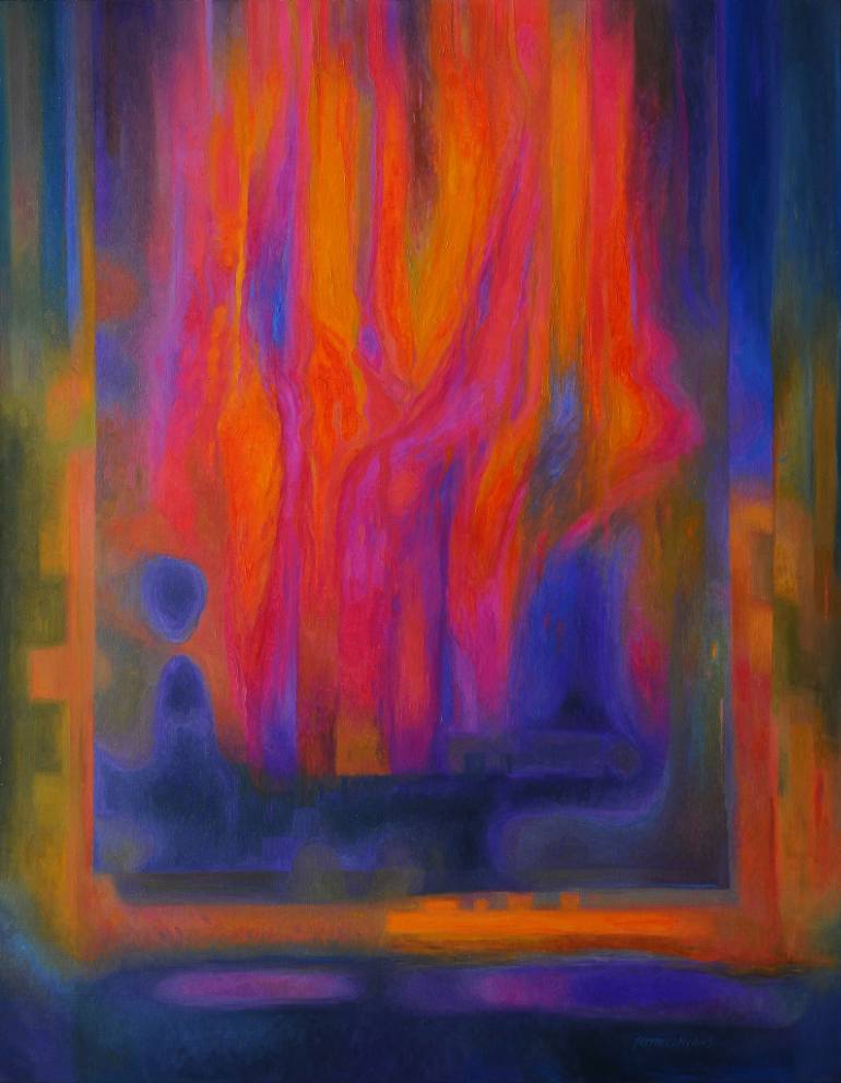 770x992 Saatchi Art Fire Painting By Jarmeczky - Fire Art Painting
