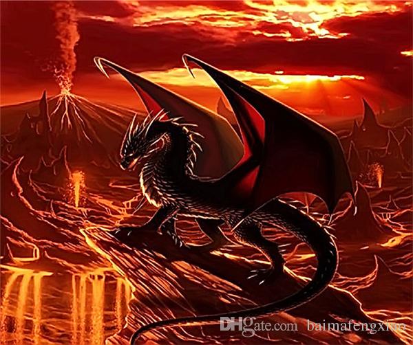 Fire Dragon Painting