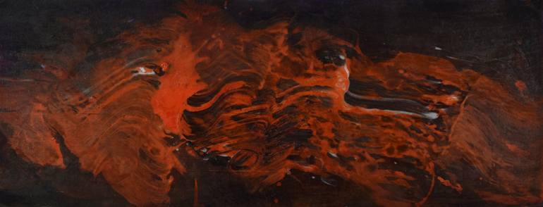 770x294 Saatchi Art Fire Dragon Painting By Yeachin Tsai - Fire Dragon Painting