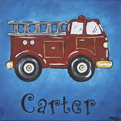 236x236 Fire Truck Painting My Creations Truck Paint - Fire Engine Painting