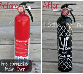 280x250 Diy Fun Fire Extinguisher Make Over Hometalk - Fire Extinguisher Painting