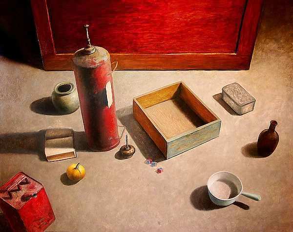 600x476 Still Life With Fire Extinguisher - Fire Extinguisher Painting