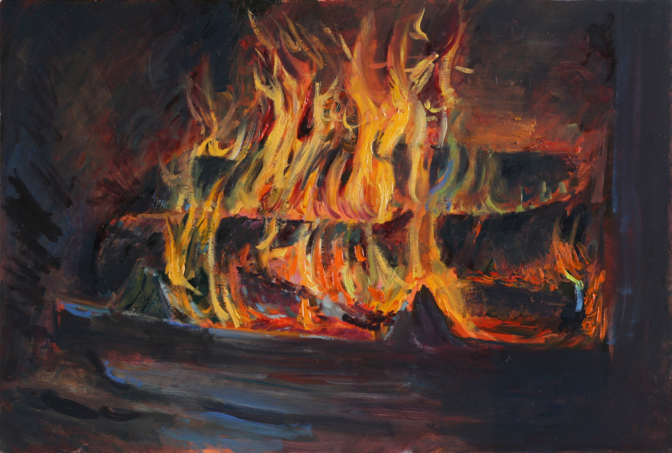 960x647 Fire Study 1 Rob Pointon - Fire Painting