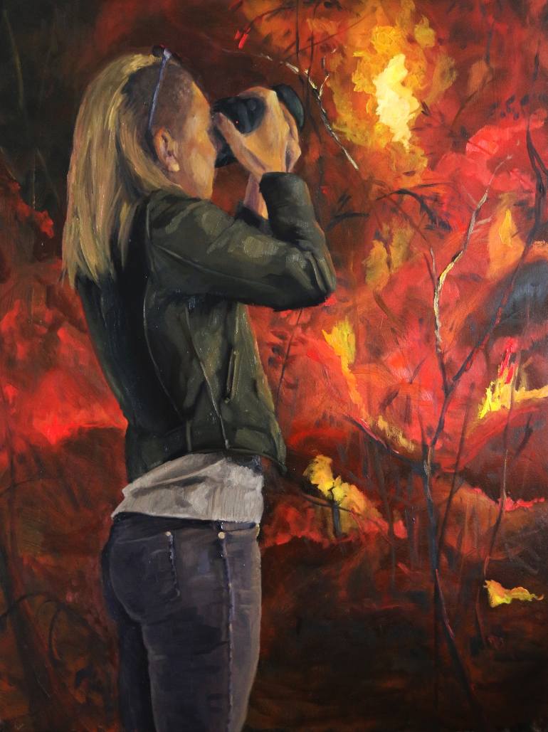 770x1029 Saatchi Art Fire Painting By James Needham - Fire Painting