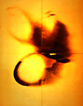350x450 Yves Klein - Fire Painting Artist