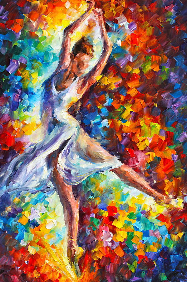 599x900 Candle Fire Painting By Leonid Afremov - Fire Painting Artist