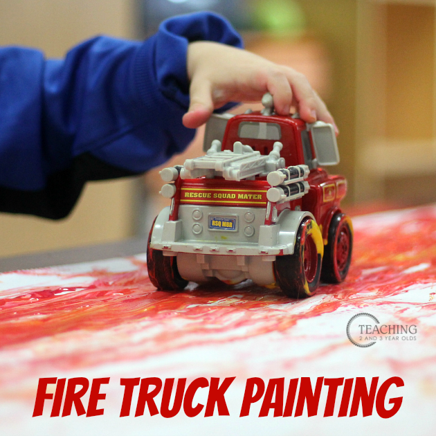 630x630 Painting With Fire Trucks - Fire Truck Painting