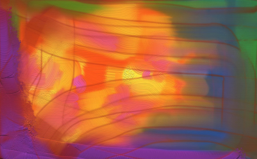 900x556 Healing Fireball Painting By Naomi Jacobs - Fireball Painting