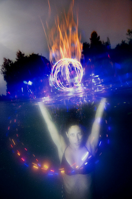 426x640 Fireball Light Painting Photography - Fireball Painting