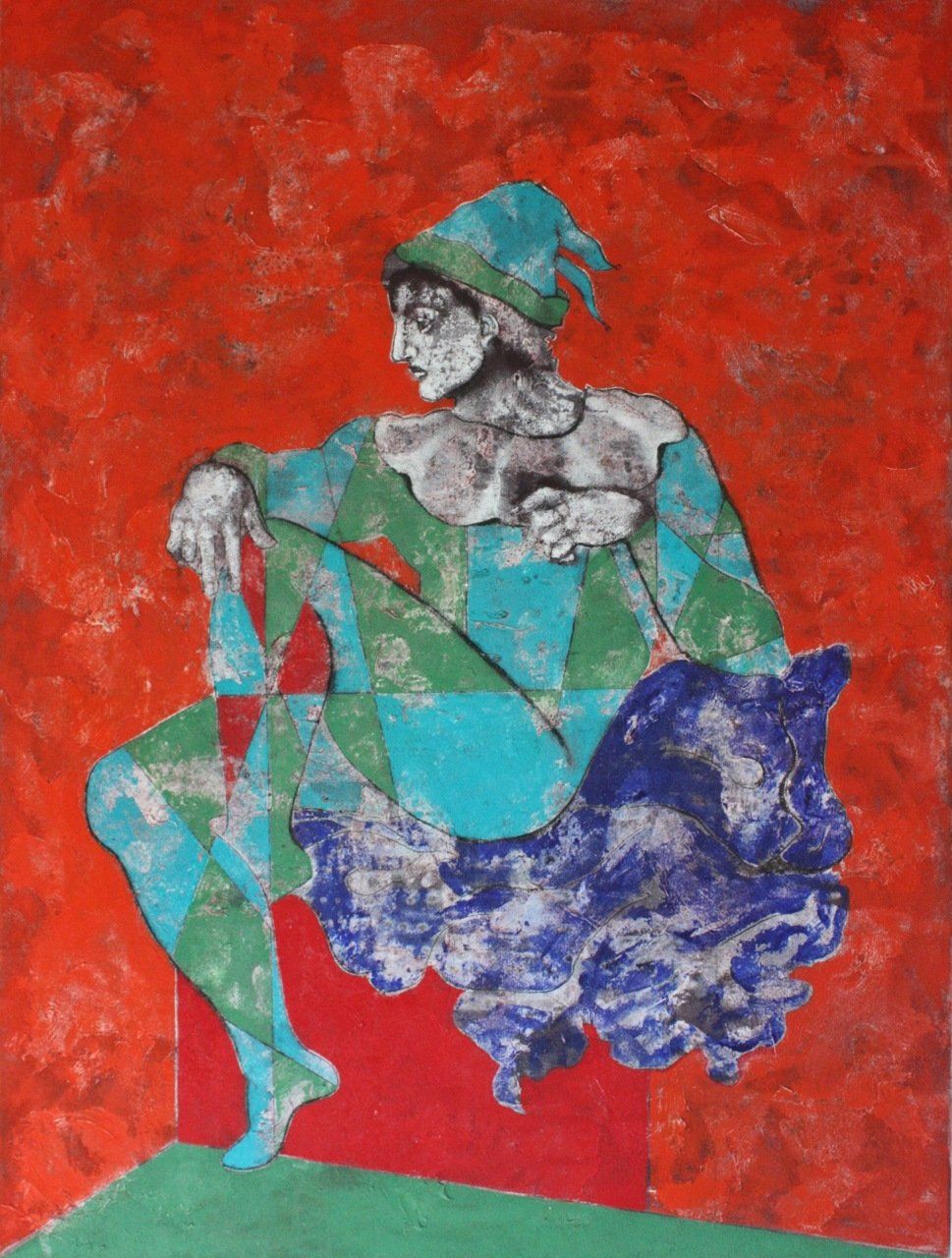 969x1280 Sax Berlin - Firebird Painting