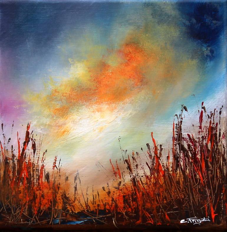 770x787 Saatchi Art Firefly - Firefly Painting
