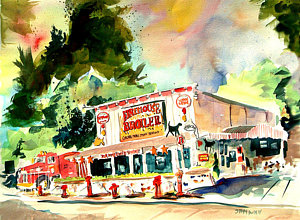 300x220 Firehouse Paintings Fine Art America - Firehouse Painting