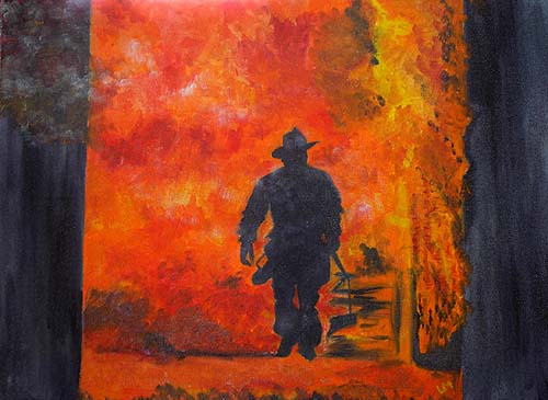 500x365 Wip - Fireman Painting