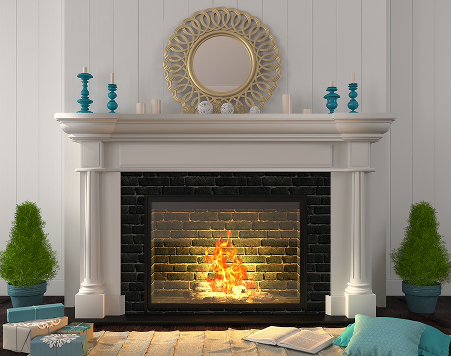 900x711 Interior Brick 4 Tips For Painting A Brick Fireplace - Fireplace Painting