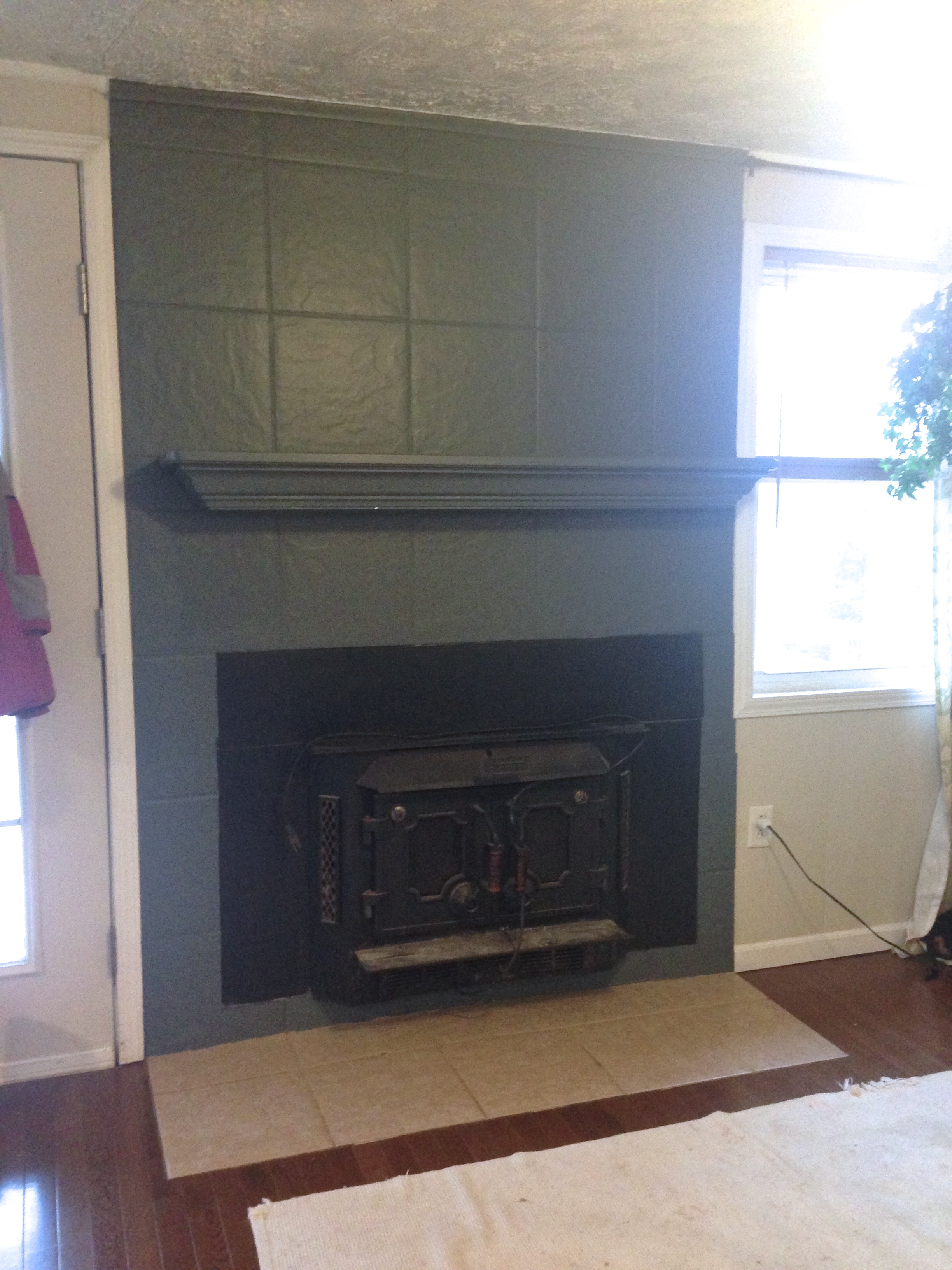 2448x3264 Painting (And Re Painting) A Tile Fireplace Cozy Crooked Cottage - Fireplace Painting