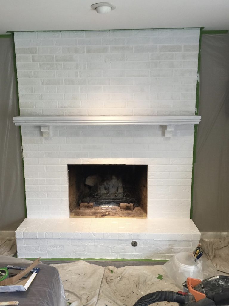768x1024 Should You Paint Your Brick Fireplace - Fireplace Painting