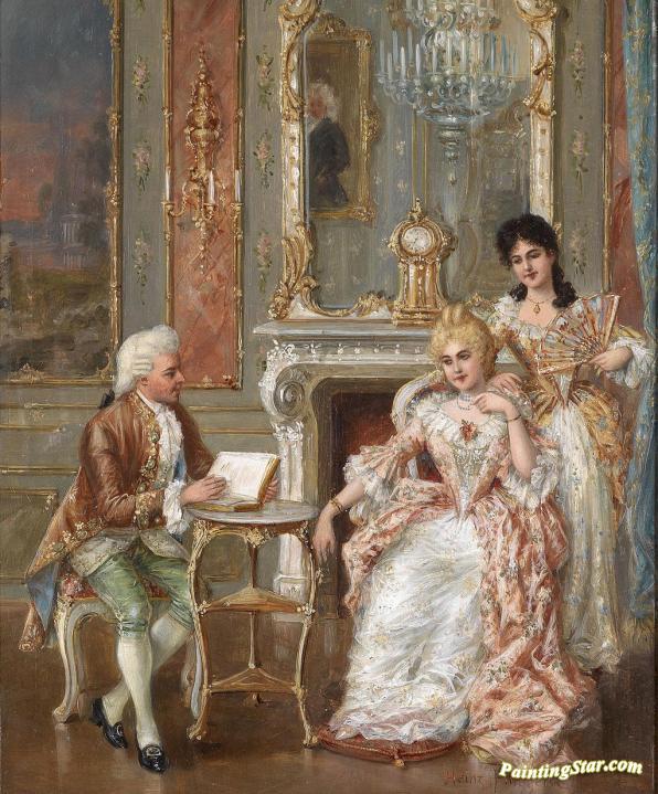 596x719 By The Fireside Artwork By Heinz Pinggera Oil Painting Amp Art - Fireside Painting