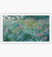 210x230 Fireweed Painting Amp Mixed Media Stickers Redbubble - Fireweed Painting