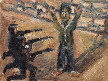 375x281 Firing Squad Paintings For Sale Saatchi Art - Firing Squad Painting