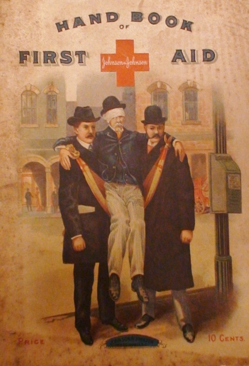 818x1200 Hand Book Of First Aid Johnson Amp Johnson 1903 Belladonna Plasters - First Aid Painting
