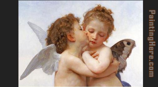 507x282 William Bouguereau The First Kiss Painting 50% Off - First Kiss Painting