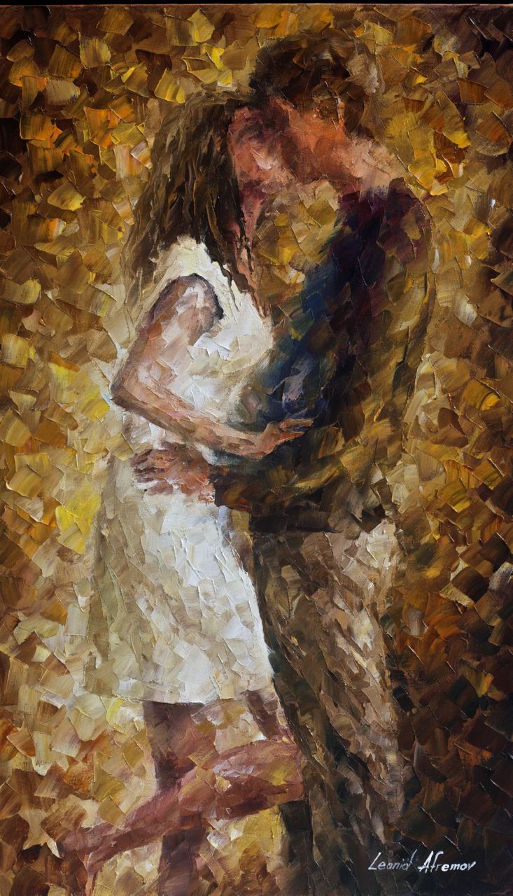 733x1280 First Kiss - First Kiss Painting