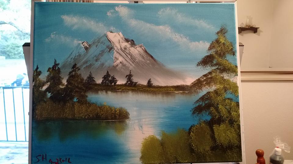 960x540 My First Bob Ross Painting! Happytrees - First Painting